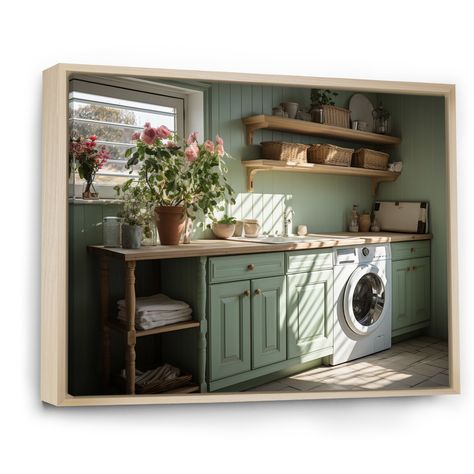 This beautiful "Laundry Room Country Charm" Framed Canvas Art is printed using the highest quality fade resistant ink on canvas. Every one of our Illustration Wall art is printed on premium quality cotton canvas. French Style Decor, Room Country, Laundry Wall Art, Life Tools, Illustration Wall Art, Country Charm, Art Living Room, Online Art Store, Wall Art Living Room