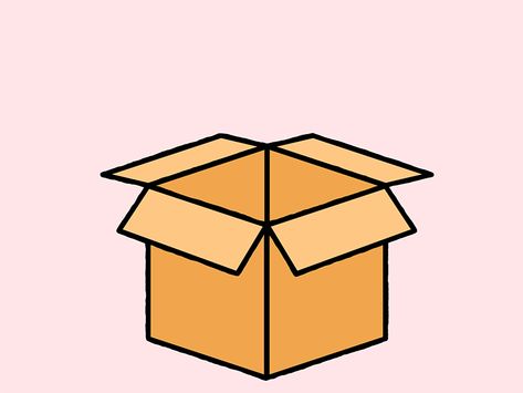 Shipping box by Julia Hrozian on Dribbble Shipping Animation, Box Animation, Gift Animation, Book Gif, Geometric Box, Best Friends Cartoon, Tato Henna, Study Planner Printable, Friend Cartoon