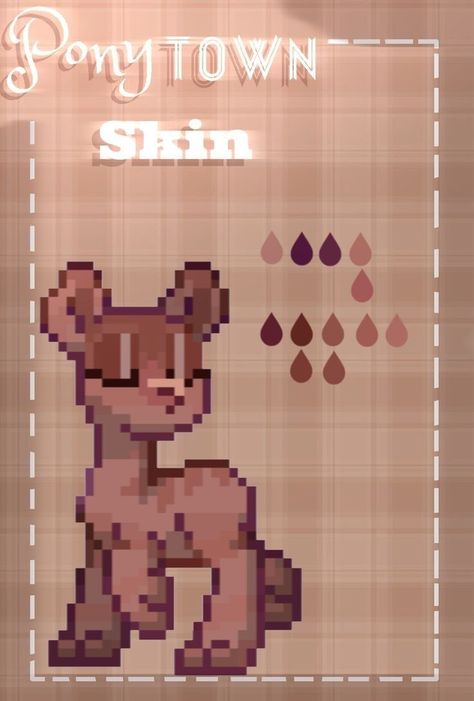 Ponytown Base Skin Ideas, Ponytown Base Skin Tutorial, Ponytown Pony Ideas, Ponytown Skins Base, Pony Town Skins Ideas Base Color, Ponytown Base Ideas, Pony Town Base Skin, Pony Town Skins Ideas Base, Ponytown Base Skin