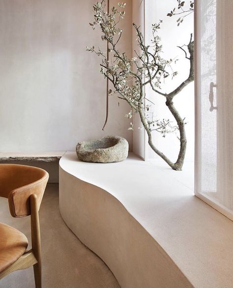 Wabi Sabi Interior Design, Wabi Sabi Design, Wabi Sabi Interior, Modern Mediterranean, Interior Design Per La Casa, Interior Minimalista, Natural Interior, Studio Ideas, Minimalism Interior