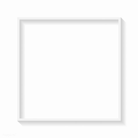 Square white frame background template vector | free image by rawpixel.com / sasi White Frame Background, Wallpaper Square, Black Marble Background, White Square Frame, Photoshop Templates Free, Minimal Frame, White Template, Light Blue Paints, White Marble Background