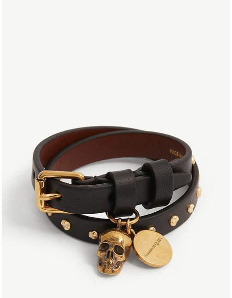 Edgy Bracelets, Alexander Mcqueen Bracelet, Rocker Girl, Men Wear, Male Fashion, Rose Gold Jewelry, Fashion Seasons, Dream Jewelry, Leather Accessories