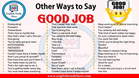 Phone Conversations in English - English Study Here Ways To Say Good Job, Aba Resources, Silent Words, Other Ways To Say, Grammar Tips, Essay Writing Skills, Conversational English, Job Ideas, Learn English Grammar