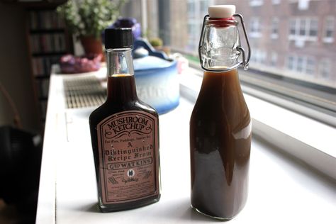 Mushroom Ketchup. A MUST DO! Mushroom Ketchup, Colonial Recipe, Ketchup Recipe, Burger Night, Vinegar Dressing, Gaps Diet, Veggie Tales, Keto Foods, Food History