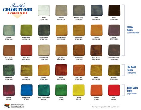 Styles of Stained Concrete Floors — Craftsman Concrete Floors - Texas Concrete Floor Polishing, Staining, Sealing and Overlays Concrete Stain Colors, Semi Transparent Stain, Color Floor, Acid Stain, Paint Color Chart, Concrete Sealer, Concrete Stained Floors, Floor Stain, Natural Stone Flooring