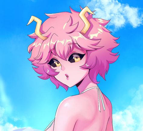 Mha Mina Fanart, Mha Mina, Ashido Mina, Mina Ashido, Class 1 B, Camp Buddy, Alien Queen, Fnaf Drawings, Hero Academia Characters