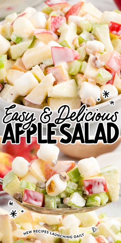 Apple Salad Recipes, Superfood Salad, Best Salad Recipes, Fruit Decorations, Watermelon Salad, Apple Salad, Fruit Salad Recipes, Desserts Easy, Easy Salad Recipes