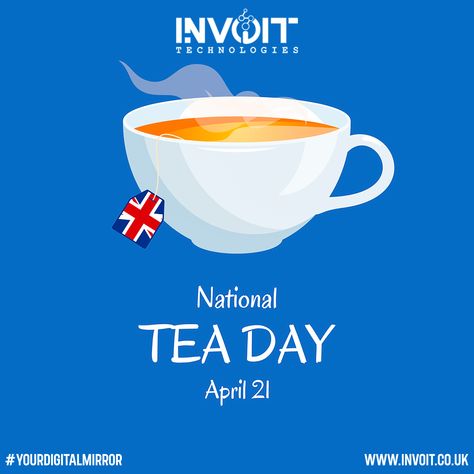 That smell of freshly brewed tea in Invoit Office is hard to resist as Britishers. Today is our national drink day. Happy Tea Day! #invoit #invoittechnologies #digitalmarketingagencyuk #digitalpresence #london #teatime #nationalteaday Sarcoma Awareness Month, National Tea Day, Raspberry Cream Pies, National Iced Tea Day, Sarcoma Awareness, Pumpkin Pie Cake, Tea Day, Fruit Pastries, Happy Tea