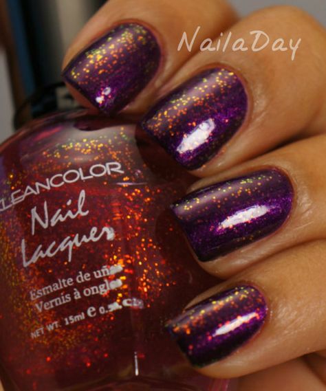 NailaDay: I.C.E. It Purple with Kleancolor Chunky Holo Fuschia Nail Stuff, I Love Makeup, Love Makeup, Art Tips, Makeup Nails, Nails Inspiration, Colorful Art, Nail Polish, Nail Art