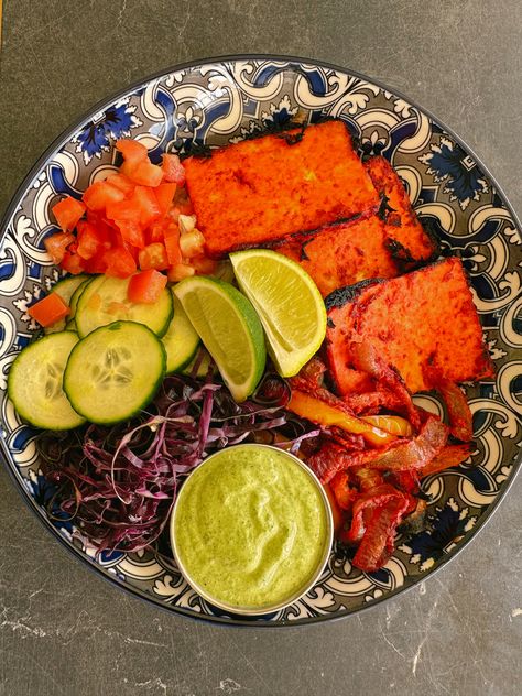 Tandoori Tofu Rice Bowl - My Spice Pantry Hot And Sour Soup Recipe Easy, Tandoori Tofu, Tofu Rice Bowl, Spice Pantry, Asian Quinoa Salad, Hot Sour Soup, Asian Quinoa, Tandoori Marinade, Tofu Rice