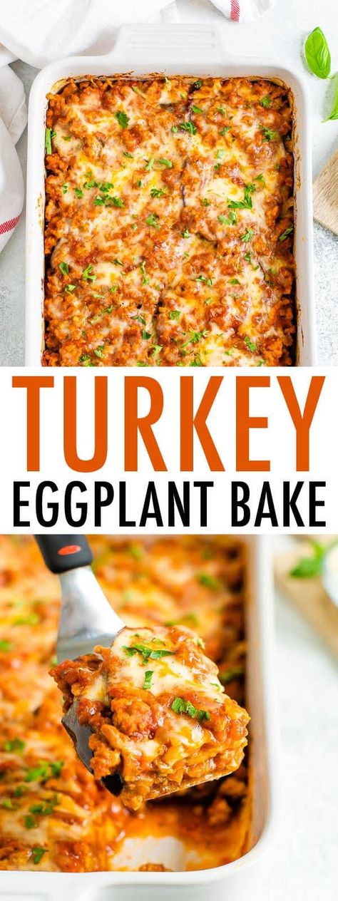 Casserole With Ground Turkey, Turkey Bake, Ground Turkey Enchiladas, Eggplant Casserole, Ground Turkey Recipes Healthy, Ground Turkey Tacos, Eating Bird Food, Healthy Ground Turkey, 2b Mindset