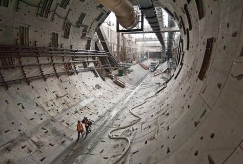 Crazy Buildings, Dr Moreau, Tunnel Boring Machine, Building References, Background References, Big Bertha, Genius Loci, Water Delivery, Underground Tunnels