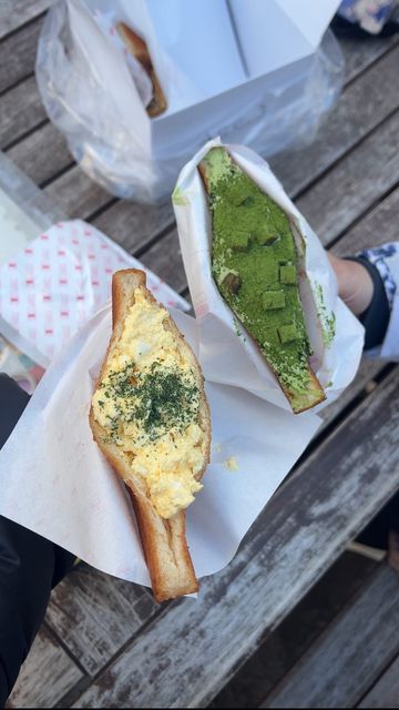 Sugoi Mart on Instagram: "But why is everything better fried 🧐🍞 📍Age.3 #japanesefood #age3 #ginza #sandwich #japan #viral" Japanese Cream Sandwich, Japanese Sando Sandwich, Japanese Tamago Sando, Japanese Sando, Sando Recipe, Fried Sandwich, Strawberry Cream Sandwich Japan, Food Decorations, January 26