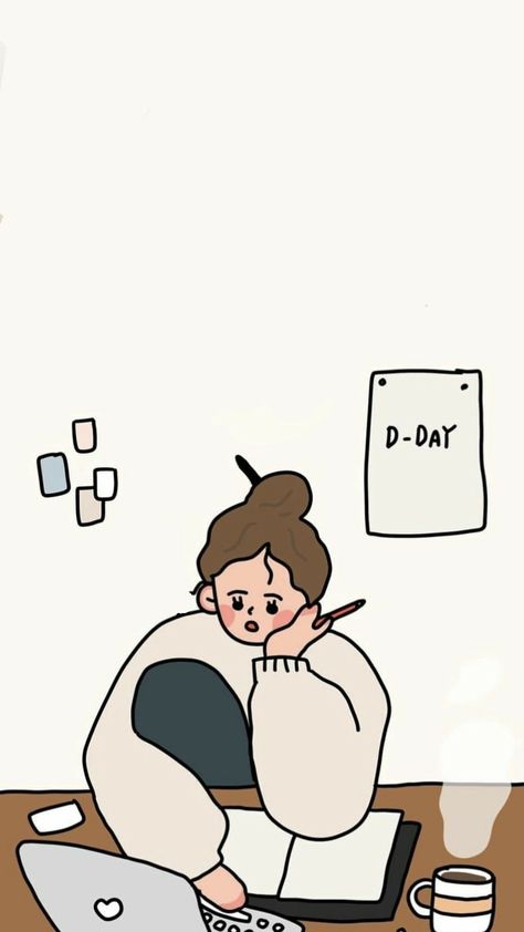 Lockscreen Kawaii, Soft Lockscreen, Korean Illustration, Korean Picture, Iphone Wallpaper Landscape, Spongebob Funny, Autumn Illustration, Mood Wallpaper, Bullet Journal Art