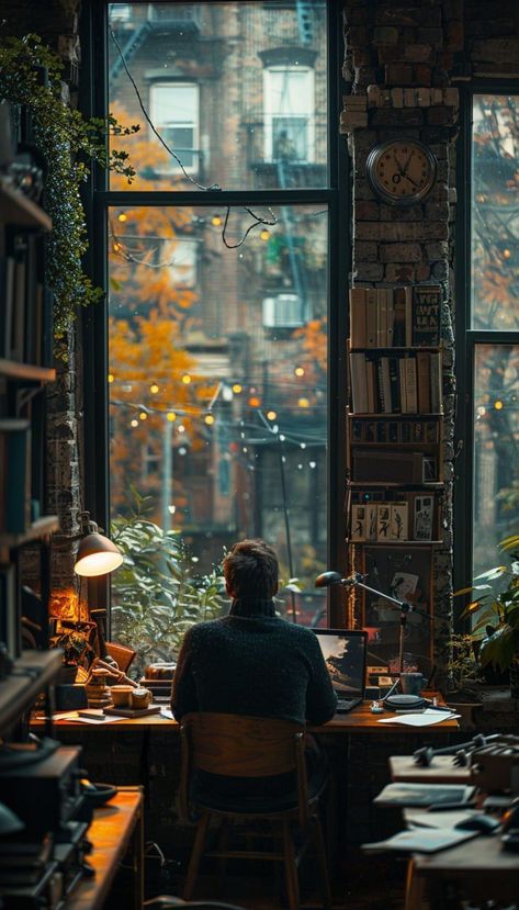 Cozy Academia Aesthetic, Cozy Academia, Writers Desk, Library Aesthetic, Strong Coffee, Academia Aesthetic, Cozy Place, Autumn Cozy, Studio Space