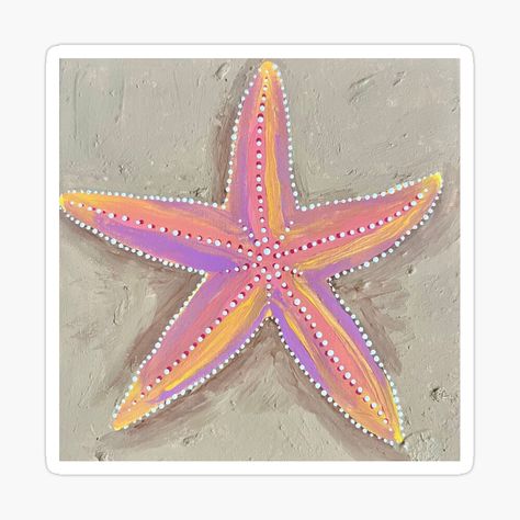 Star Fish Painting, Pendulum Painting, Painted Starfish, Tapestry Painting, Starfish Painting, Idea Box, Diy Things, Branding Ideas, Star Fish