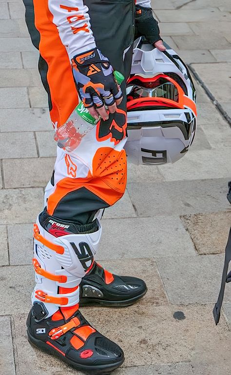 Motorcross Outfits, Motocross Outfit, Motocross Outfits, Biker Outfits, Racing Outfit, Motorcycle Leathers Suit, Mx Boots, Motocross Gear, Motocross Racing