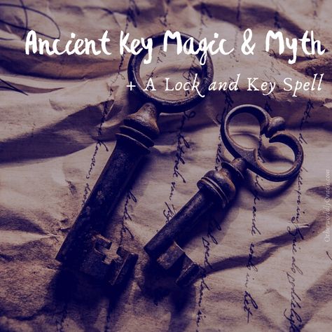 Keys are an ancient symbol of protection and power. Learn about the magic and lore of locks and keys and how to do key magic and spells. Witches Keys, Key Spell, Eclectic Spirituality, Spell For Protection, Grand Grimoire, The Grand Grimoire, Key Magic, Altar Inspiration, Ancient Key