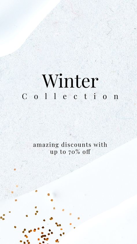 Winter template collection vector | free image by rawpixel.com / sasi Winter Collection Poster Design, New Collections Banner, New Collections Poster, Small Business Graphics, Winter Template, Fashion Sale Banner, Business Graphics, Fashion Poster Design, Banner Designs