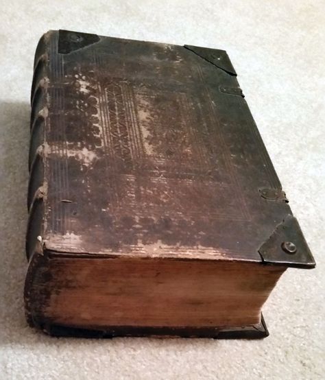 253-year-old Bible to be read on 500th Reformation anniversary Tuesday | Salisbury Post Old Bible, Bible Drawings, Church Door, Oldest Bible, Bible Drawing, Protestant Reformation, To Be Read, Catholic Books, Christmas Play