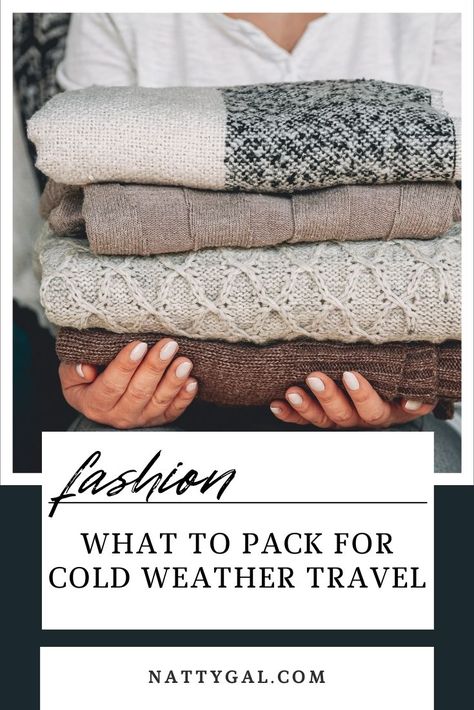 With record crowds swarming popular tourist destinations, traveling off-season can be a brilliant idea that saves money and lets you avoid crowds. But what to pack for cold weather travel? 

Today I'm sharing a few favorite packing items for cold-weather travel that keep my suitcase light but keep me warm!

#packinglist #coldweathertravel #offseasontravel #packingessentials #packlight Outfits For Super Cold Weather, Winter Travel Packing, Cold Weather Packing, Cold Weather Travel, Sightseeing Outfit, Travel Points, Gal Fashion, Packing Essentials, Travel Boots