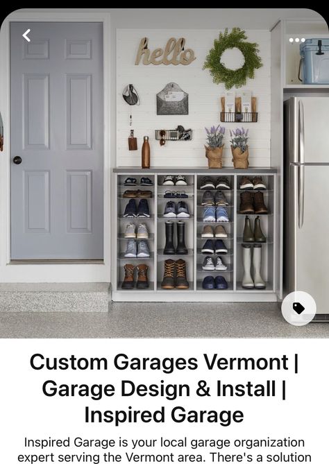 Shoe Organizer Garage, Garage Organization Ideas Shoes, Carport Organization, Garage Reorganization, Garage Shoe Organization, Garage Refresh, Mudroom Build, Ikea Garage, Garage Shoe