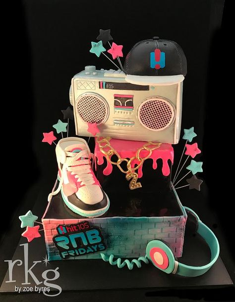 Hip Hop Birthday Party, Hip Hop Birthday, Radio Station, Bat Mitzvah, Birthday Celebration, 2nd Birthday, Bat, Birthday Party, Birthday