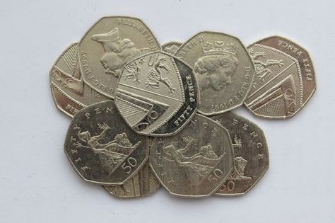 The 'rare' 50p coins produced by the Royal Mint recently have got a lot of attention - but the rarest has been ignored completely Rare British Coins, Rare 50p, Chinese Pagoda, Welsh Flag, 50p Coin, Old Technology, Rare Coins Worth Money, Valuable Coins, Coin Design