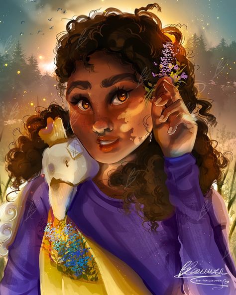 "But how do I make this nonsense stop if it keeps following me?" - Grace Levesque Back with another artwork and this time of my character Grace. Grace is a character of my upcoming book 'Vergeet-me-nietjes & Wilde rozen' (English title to be announced). She's a 10 year old girl who believes in magic, she's very hyper active, but so loving. She has this stuffed animal swan from when she was a baby and is very smart, maybe even gifted. This book is a contemporary coming of age story about fi... Book Cover Illustration, Portraiture Drawing, My Character, Cover Style, Upcoming Books, Cover Artwork, Believe In Magic, Illustration Girl, Instagram Art