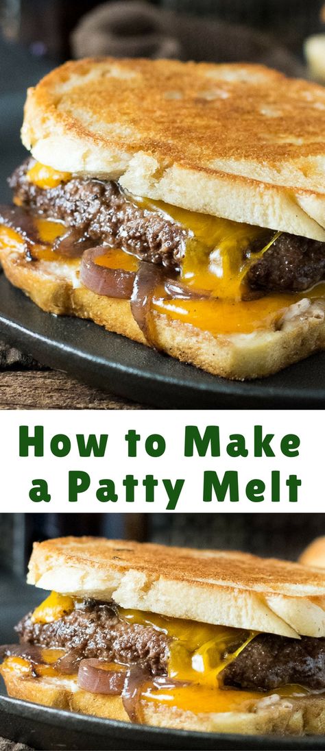 Butter Beef, Patty Melt Recipe, Greasy Spoon, Juicy Burgers, Melt Recipe, Patty Melt, Hamburger Meat, Hamburger Recipes, Beef Dishes