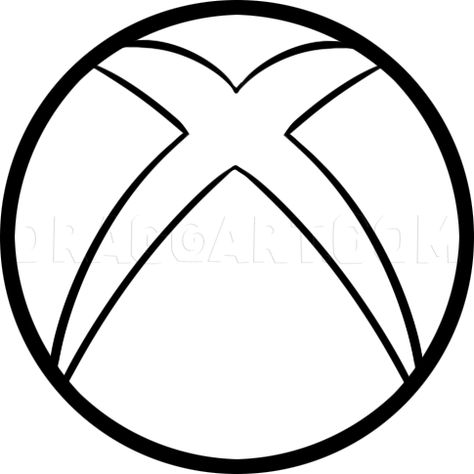 How To Draw The Xbox Logo, Step by Step, Drawing Guide, by Dawn | dragoart.com Xbox One Controller Drawing, Xbox Logo Tattoo, Xbox Tattoo Ideas, Video Game Characters Drawings, Xbox Controller Tattoo, Xbox Drawing, Xbox Controller Drawing, Video Game Drawing, Xbox Tattoo