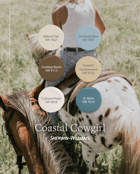 Sherwin-Williams (@sherwinwilliams) • Instagram photos and videos Costal Bedroom, Grandma Coastal, Costal Cowgirl, Blue Gray Paint Colors, College Walls, House Colours, Blue Gray Paint, Beach Room, Graphic Design Business