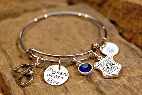 Hey, I found this really awesome Etsy listing at https://www.etsy.com/listing/252616213/police-wife-bracelet-police-bracelet Deputy Girlfriend, Police Wife Bracelet, Police Daughter, Police Bracelet, Knight Fashion, Police Girlfriend, Girlfriend Bracelet, Police Love, Police Family