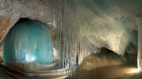 The Ice Caves of Werfen, Austria  www.casualtravelist.com Eisriesenwelt Cave, Fingal's Cave, Natural Cave, Ice Cave, Last Ride, Image Chat, Interesting Places, Geocaching, Salzburg