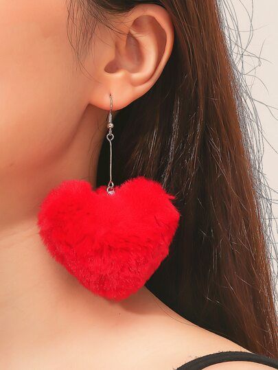 Fluffy Earrings, Skull Fire, Boho Drop Earrings, Concept Ideas, Tassel Drop Earrings, Earring Holder, Rudolph The Red, Heart Drop Earrings, Red Nosed Reindeer