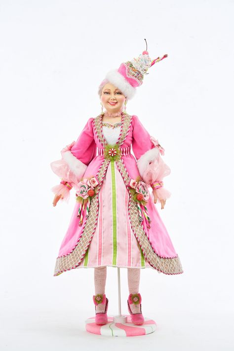 Diy Christmas Elf Doll, Pink Nutcracker Christmas Sugar Plum Fairy, Barbie Nutcracker Doll, Mrs Claus Figurines, Nutcracker Christmas Decorations, Christmas Elf Doll, Katherine's Collection, Holiday Barbie Collection, Christmas Props