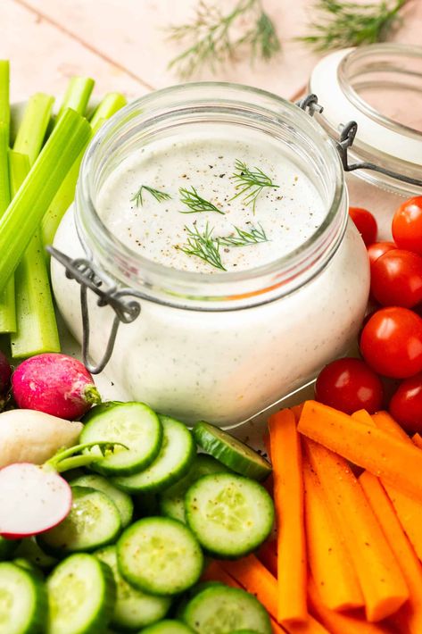 Cottage Cheese Ranch Dip, Cottage Cheese Ranch Dressing, Cheese Ranch Dip, Cottage Cheese Ranch, Oh Snap Macros, Protein Cottage Cheese, Taco Mac And Cheese, Ranch Dip Recipe, Cottage Cheese Dips