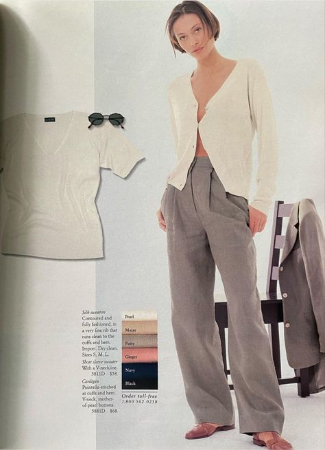 80s Minimalist Fashion, Minimalist 90s Style, 90s Smart Casual, 90s Minimalist Fashion, 90s Professional Outfits, 90’s Minimalism, 90s College Aesthetic, 90s Casual Outfits, 90s Office Fashion