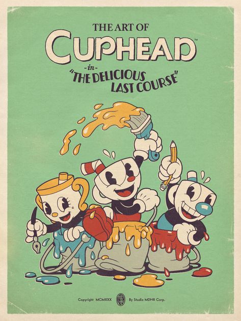 Exclusive: Get A Sneak Peek At The Art Of Cuphead: The Delicious Last Course - GameSpot Studio Mdhr, Ms Chalice, Fun Video Games, Cuphead Art, Best Pc Games, Frame By Frame Animation, Horse Books, Rubber Hose, Vintage Style Art