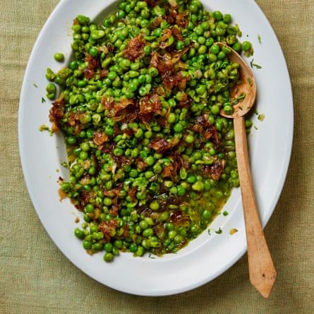 Yotam Ottolenghi's recipes for simple spring sides | Food | The Guardian Peas And Onions, Vegetable Tart Recipes, Spring Side Dishes, Yotam Ottolenghi Recipes, Vegetable Tart, Ottolenghi Recipes, Grilled Seafood, Yotam Ottolenghi, Spring Recipes