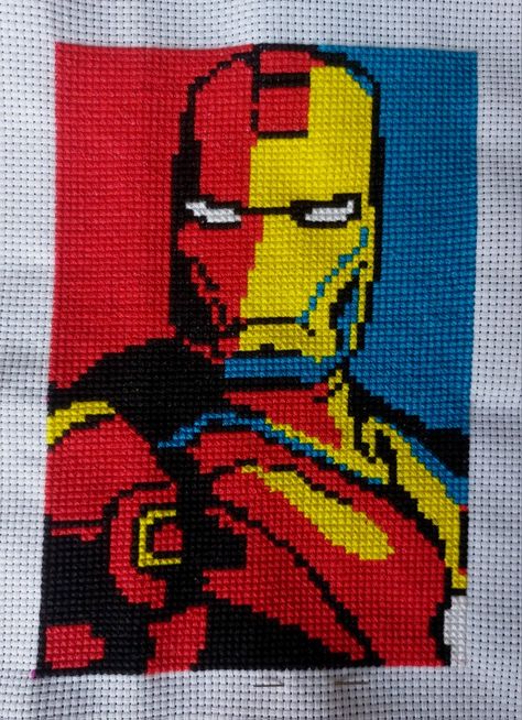 Cross stitch Iron Man Cross Stitch, Cross Stitching, Iron Man, Cross Stitch Patterns, Stitch Patterns, Cross Stitch, Stitching, Pattern, Quick Saves