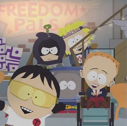 my friend couldnt find this screenshot so i uploaded it for her since i have the game Freedom Pals, Kenny South Park, Trey Parker, South Park Memes, Style South Park, Tweek And Craig, South Park Funny, Tweek Y Craig, South Park Characters