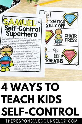 Teaching Self Control To Kindergarten, Impulse Control Activities For Preschoolers, Behavior Group Activities Elementary, Self Control Kindergarten, Self Control For Kindergarten, Self Control Sel Lessons, Self Control Activities For Kindergarten, Impulse Control Kindergarten, Kindergarten Coping Skills Activities