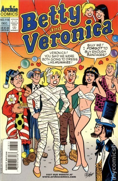 Betty And Veronica Comics, Veronica Comics, 90s Comics, Archie Comics Betty, Archie Betty And Veronica, Archie Comics Riverdale, Archie Comics Characters, Archie Comic Books, Archie And Betty