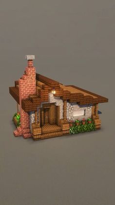 Minecraft Co Medieval Style Minecraft Builds, Simple House Ideas Minecraft, Simple House In Minecraft, Mincraft Idea Houses Easy Small, Minecraft Small House Tutorial, Mc House Tutorial, Beginner Minecraft Builds, Rumah Minecraft Simple, Minecraft Mini House Ideas