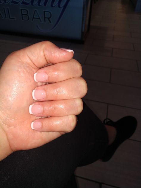 White Tip Dip Nails, White Tip Dip Powder Nails, Dip Powder French Tip, French Tip Dip Powder Nails, French Tip Dip, White Tip Nails, 2023 Nails, Natural Nail Designs, French Tip Nail Designs