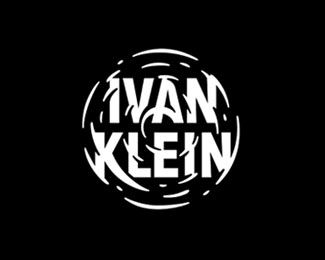 Ivan Klein - Logo Design - Logotype, Wordmark, Name Brand, Water, Ripple, Photographer, Black & White Ripple Logo Design, Ripple Effect Design, Ripple Typography, Water Graphic Design, Ripple Logo, Water Logo Design, Logo Design Water, Water Graphic, Change Logo