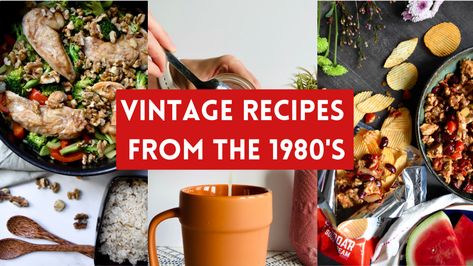 1980s Recipes, Scrumdiddlyumptious Recipes, American Chinese Food, Cooking Vintage, Homemade Latte, Walnut Chicken, School Lunch Recipes, Picnic Dinner, British Baking