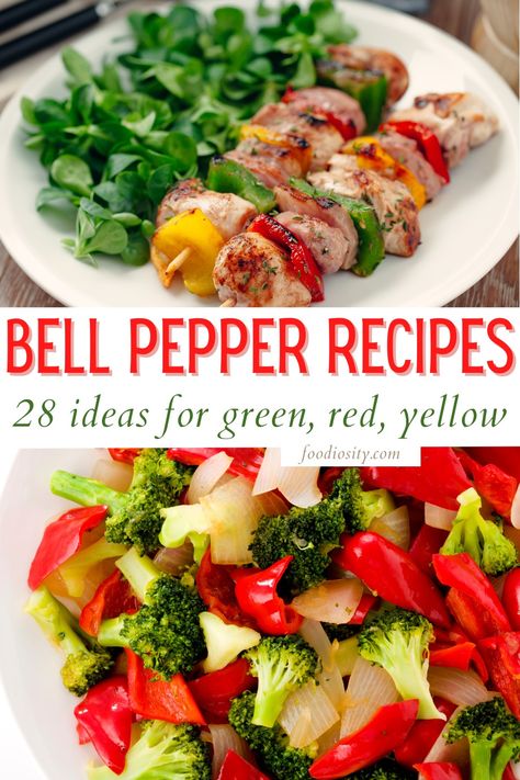 Bell Peppers Side Dish, Bell Pepper Side Dish Recipes, Use Up Bell Peppers, Pepper Side Dish Recipes, Bell Pepper Chips, Tri Color Bell Pepper Recipes, Peppers Side Dish, Corn Bell Pepper Side Dish, Bell Pepper Side Dish