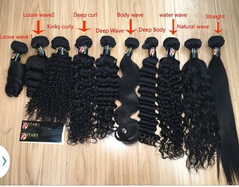 Different Hair Textures, China Queen, Sew In Wig, Hair Textures, Human Hair Clip Ins, European Hair, Protective Hairstyles Braids, Different Hair, Hair Vendor